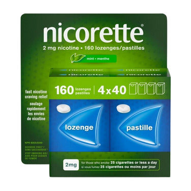 Nicotine Lozenges 160 Count (Case Of 3) by Nicorette