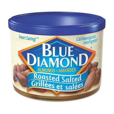 Lightlt Salted Roasted Almonds 170 Grams (Case Of 12) by Blue Diamond