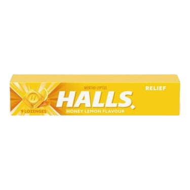 Cough Drops Relief Mentho-Lyptus Honey-Lemon Flavoured 20 Count (Case Of 20) by Halls