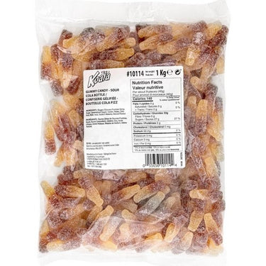 Sour Cola Pop Bottles Gummy Candy 1 Kg by Koala