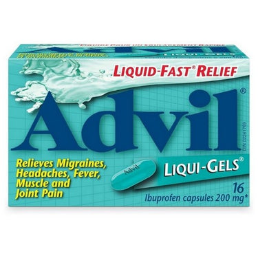 Advil Ibuprofen Liquid Gel 16 Capsules by Advil