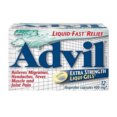 Extra Strength Ibuprofen Liquid Gels 12 Capsules by Advil
