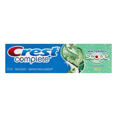 Crest, Complete Plus Scope Whitening Fresh Mint Toothpaste, 20 Ml