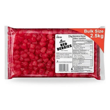 Allan Red Berries Gummy Candy 2.5 Kg by Allan