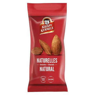 Natural Almonds 60 Grams (Case Of 24) by Krispy kernels