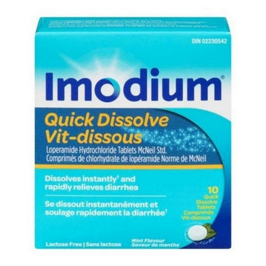 Quick Dissolve Tablet 10 Count by Imodium