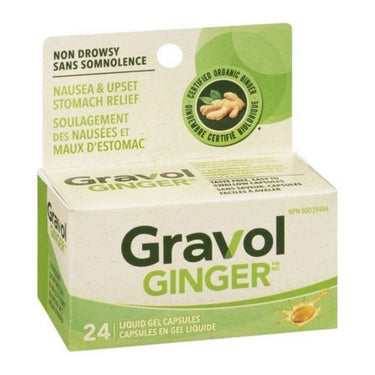 Ginger Liquid Gels 24 Count by Gravol