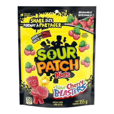 Sour Patch Kids Cherry Blasters Cherry Flavoured Sour Gummies 355 Grams (Case Of 12) by Maynards
