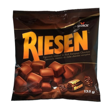 Chewy Caramels Candy 135 Grams (Case Of 12) by Riesen
