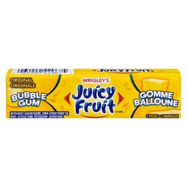 Juicy Fruit Original Flavoured Bubble Gum 18 Count (Case Of 18) by Wrigley's