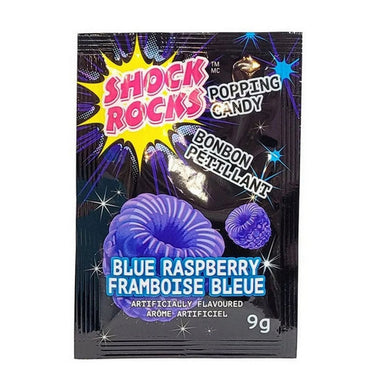 Popping Candy Blue Raspberry 9 Grams (Case Of 24) by Shock Rocks