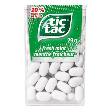 Fresh Mint Flavoured Mints 29 Grams (Case Of 12) by Tic Tac