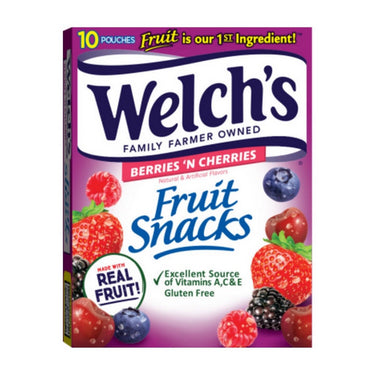 Fruit Snacks Berries And Cherries 140 Grams (Case Of 12) by Welch's