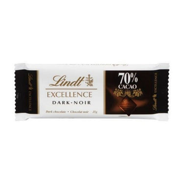 Dark Chocolate Bar 70% Cocoa 35 Grams (Case Of 24) by Lindt