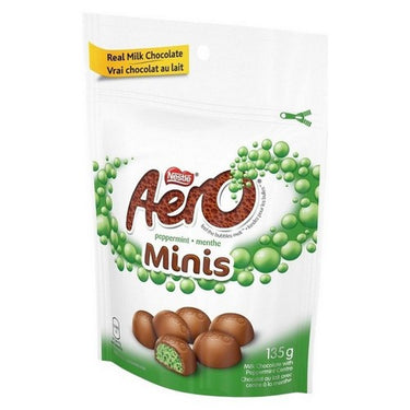 Aero Real Peppermint Flavoured Milk Chocolate Bar 135 Grams (Case Of 10) by Nestle