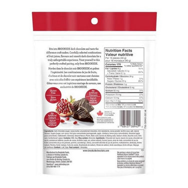 Dark Chocolate Pomegranate Flavoured 235 Grams (Case Of 12) by Brookside