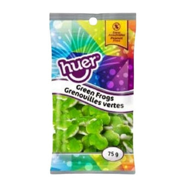 Green Frogs Gummy Candy 75 Grams (Case Of 12) by Huer