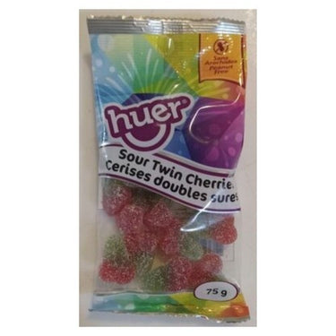 Sour Twin Cherries 75 Grams (Case Of 12) by Huer