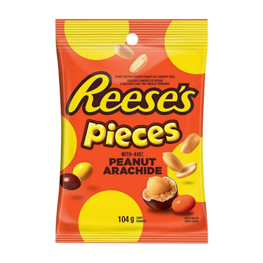Peanut Butter Covered Pieces 104 Grams (Case Of 10) by Reese's