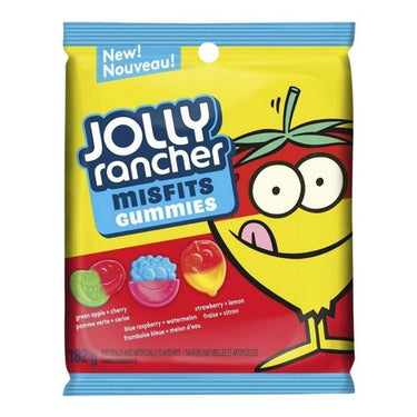 Misfits Gummies Fruit Flavoured Gummy Candies 182 Grams (Case Of 10) by Jolly Rancher