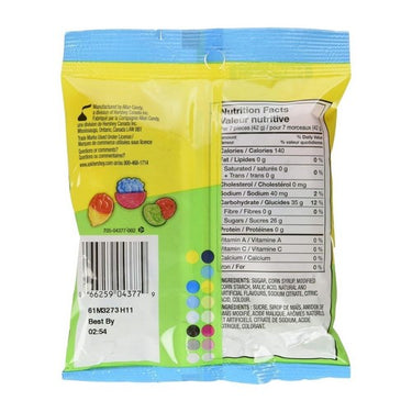 Misfit Assorted Sour Gummies 182 Grams (Case Of 10) by Jolly Rancher