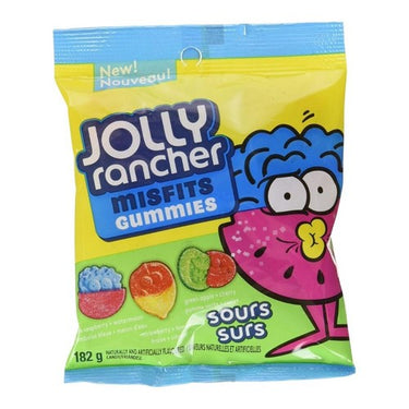 Misfit Assorted Sour Gummies 182 Grams (Case Of 10) by Jolly Rancher