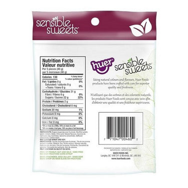 Sensible Sweets Wine Gums 170 Grams (Case Of 12) by Huer