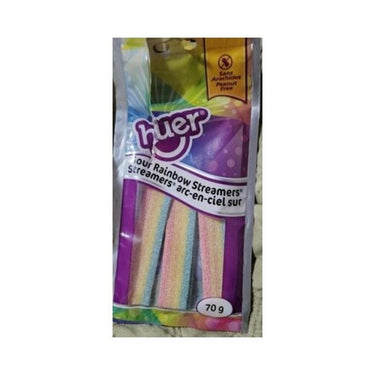 Sour Rainbow Streamers 70 Grams (Case Of 12) by Huer