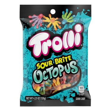 Sour Brite Octopus 120 Grams (Case Of 12) by Trolli