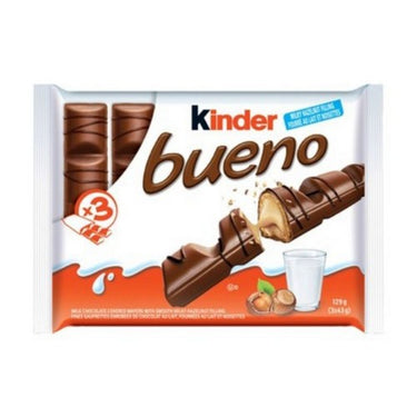 Milk Chocolate Covered Wafers With Milky Hazelnut Filling 129 Grams (Case Of 11) by Kinder Bueno