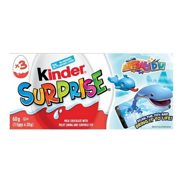 Milk Chocolate Eggs With Surprise Toy 60 Grams (Case Of 24) by Kinder Surprise
