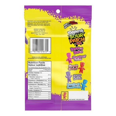 Sour Patch Kids Berry Flavoured Sour Gummies 185 Grams (Case Of 12) by Maynards
