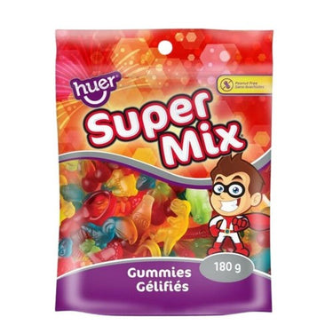 Super Mix Gummies 180 Grams (Case Of 12) by Huer