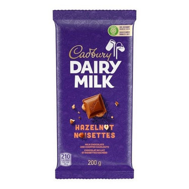 Dairy Milk Hazelnut Milk Chocolate Bar 200 Grams (Case Of 12) by Cadbury
