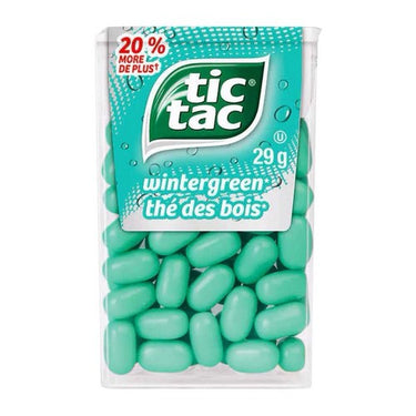 Wintergreen Flavoured Mints 29 Grams (Case Of 12) by Tic Tac