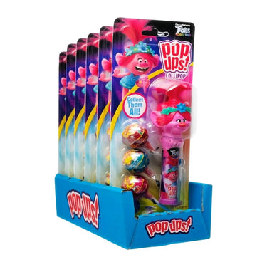 Trolls Lollipop Blister 36 Grams (Case Of 12) by Pop Ups!