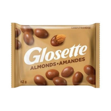 Almonds and Chocolate Bites Glosette 42 Grams (Case Of 18) by Glosette