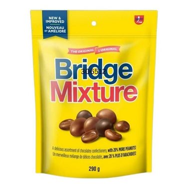 Bridge Mixture Chocolate Covered Nuts And Fruit Mix 290 Grams (Case Of 12) by Lowney