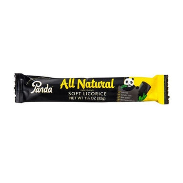Natural Licorice Bar Black 32 Grams (Case Of 20) by Panda