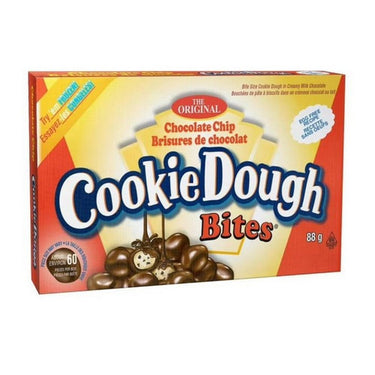 Chocolate Chip Theatre Box 88 Grams (Case Of 12) by Cookie Dough Bites