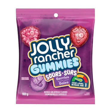 Berry Flavoured Sour Gummies 182 Grams (Case Of 10) by Jolly Rancher