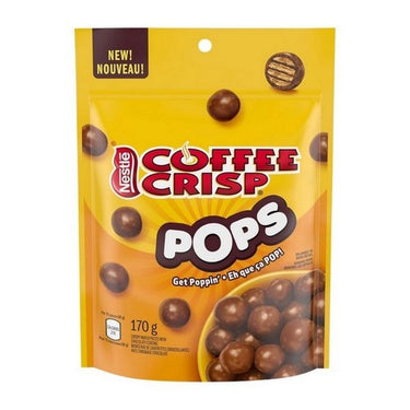 Pops Coffe Flavoured Crispy Wafer Pieces With Chocolate Coating 170 Grams (Case Of 12) by Coffee Crisp