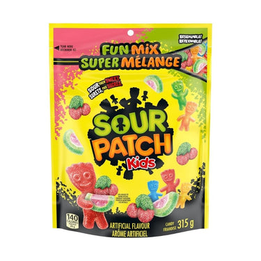 Sour Gummy Fun Mix 315 Grams (Case Of 12) by Sour Patch Kids