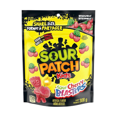 Sour Cherry Blasters 308 Grams (Case Of 12) by Sour Patch Kids