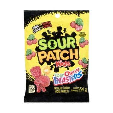 Sour Gummies Cherry Flavoured 154 Grams (Case Of 12) by Sour Patch Kids