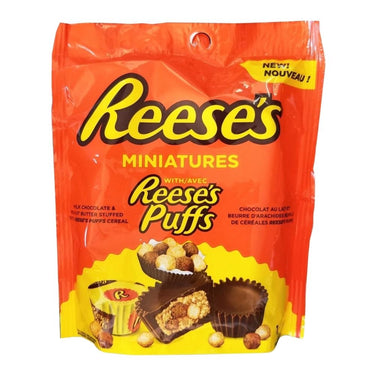 Miniature Reese's With Puffs Cereal Milk Chocolate And Peanut Butter Stuffed 163 Grams (Case Of 12) by Reese's