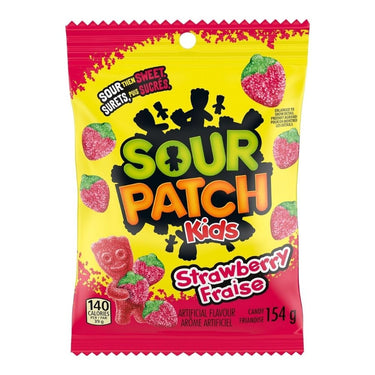 Kids Strawberry Gummy Candy 154 Grams (Case Of 12) by Sour Patch Kids