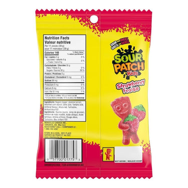 Kids Strawberry Gummy Candy 154 Grams (Case Of 12) by Sour Patch Kids