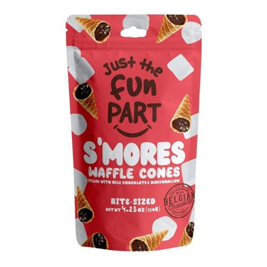 S'Mores Waffle Cones 120 Grams (Case Of 6) by Just The Fun Part