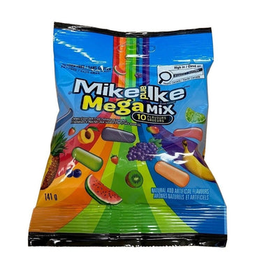 Mega Mix 10 Flavour 141 Grams (Case Of 12) by Mike And Ike